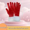 Red Velvet Christmas Party Performance Gloves