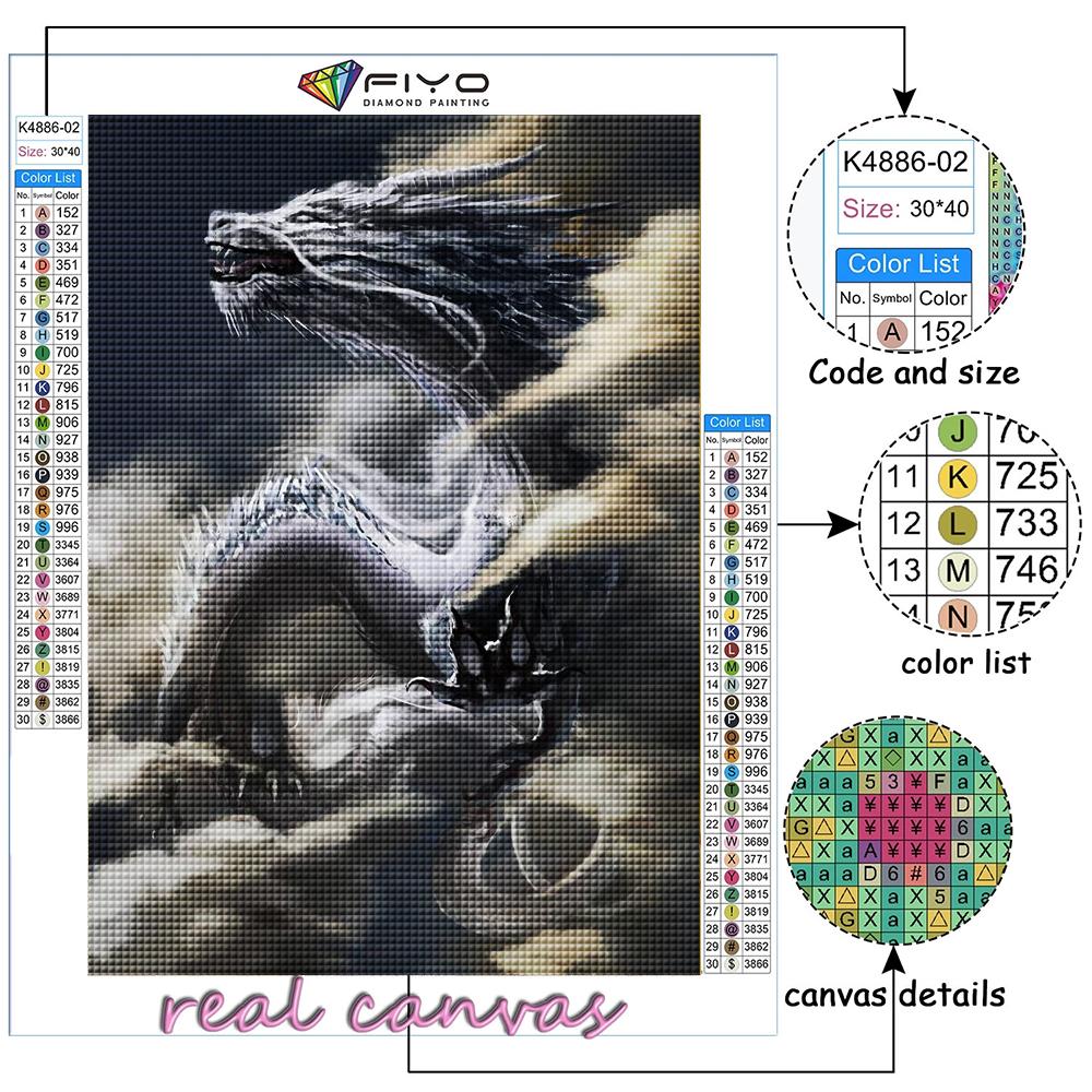 Full 5D Diy Diamond Painting Chinese Dragon 5D Diamond Painting