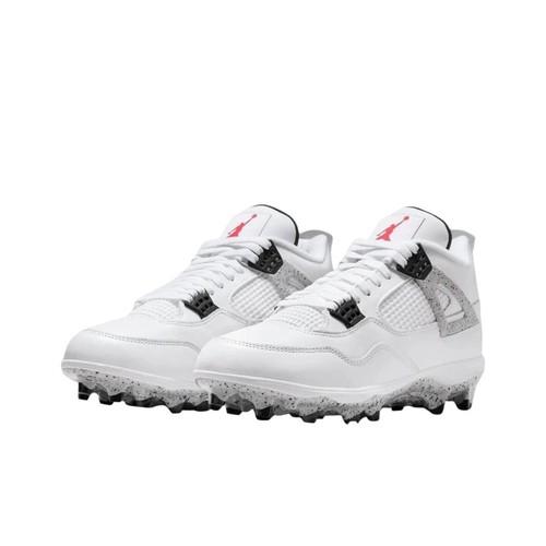 Jordan 4 Retro TD Шиповки 'Белый Цемент' HQ0207-106 Мужской Размер Отправка Сейчас