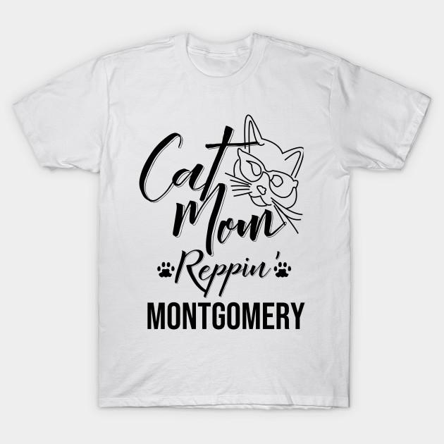 T Shirt Women Cat Mom Reppin Montgomery Harajuku Print Kawaii Tshirt Summer Short Sleeve Female T-Shirt Top Tee