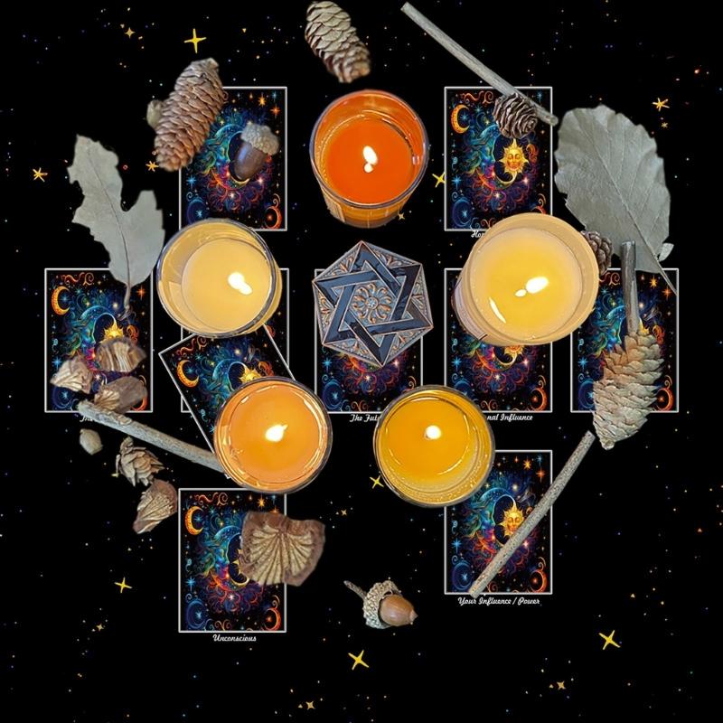 Reading Card Astrologys Tablecloth Tarots Divinations Tablecloth Altars Cloth Divinations Board Game Accessories