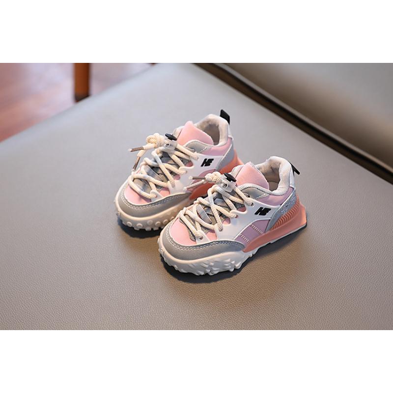 Детская обувь, осенняя новая детская спортивная обувь, корейская версия, брендовая детская обувь для мальчиков Tide, кроссовки для девочек