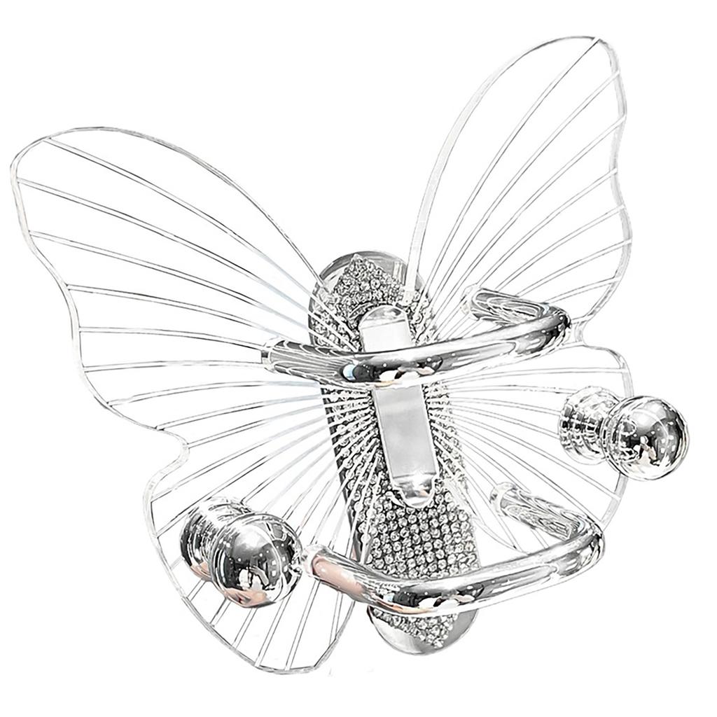 Прозрачный Прочный Акриловый Настенный Крючок-Бабочка Стильные Органайзеры для Расчесок для Домашнего Декора и Решения для Хранения