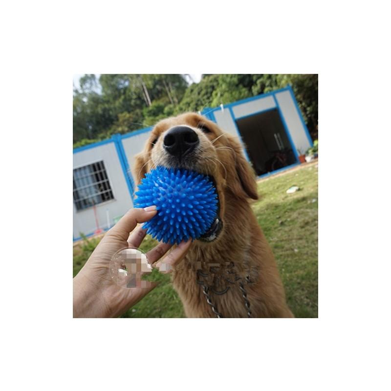 Прочная игрушка-мячик с шипами из ТПР для собак, доступно 6 ярких цветов