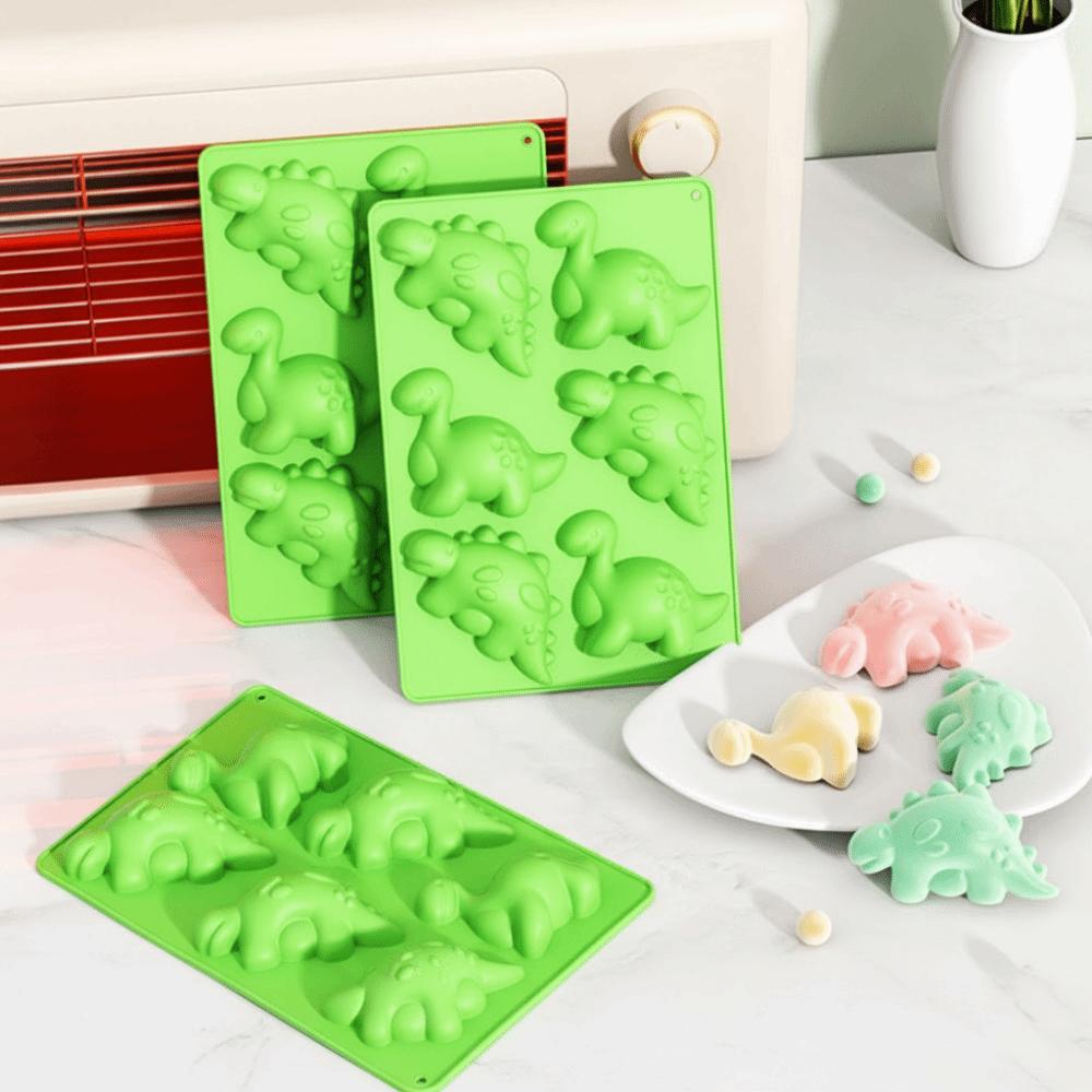 Cute Cartoon Chocolate Frog Mold No-Stick Baking Molds High Quality Dinosaur Molds Baking Dessert