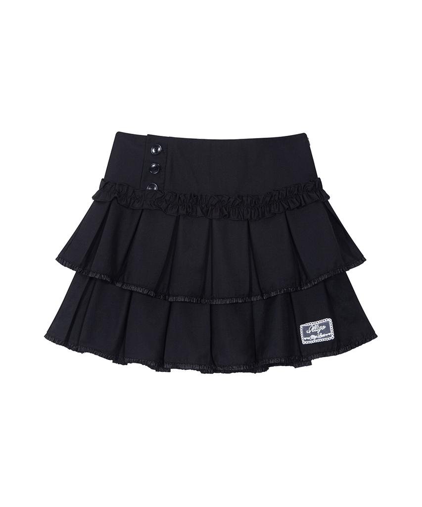Iligo Dolly Pleated Mini Skirt Black