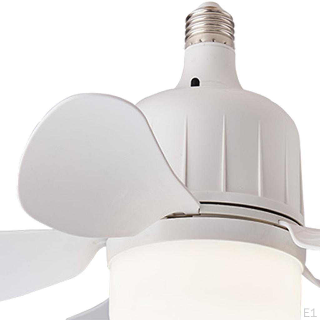 Потолочный вентилятор с пультом дистанционного управления, регулируемая скорость ветра, затемняющее освещение, светодиодные лампы с цоколем E27