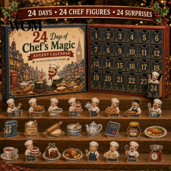 Miniature Theme Scenes 2026 Career Advent Calendar, 24-Day Countdown Box with Mini Occupation Simulation Scene Accessories Figures, Community