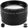 2X Telephoto Lens with Optical Glass for Camera Lens with Filter Diameter of 55mm 2.2in