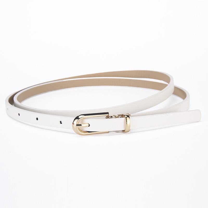 Женский ремень с металлической пряжкой 2025: Универсальный дизайн булавки для моды, поездок на работу, поясной цепочки и украшения брюк/платья