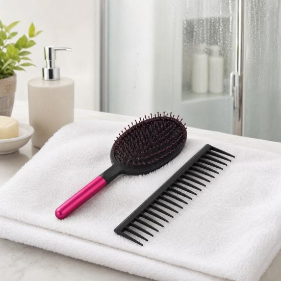 Набор расчесок для волос с воздушной подушкой, массажная щетка для кожи головы с нескользящей ручкой, антистатическая