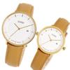 Soue Pair Watch A Basics Pair Watch Pair Couple Couple 38mm X 30mm Size Leather Strap Leather Band Camel White Dial [Sou] Women's Men's