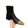 Square Heel Ankle Modern Boots Spring/autumn Pointed Toe 2024 Hot Sale Women's Shoes Low Heel Solid Bling Women's Boots