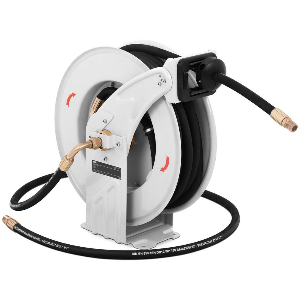 Pneumatic Pressure Rubber Hose Reel 160 Bar 15 + 2