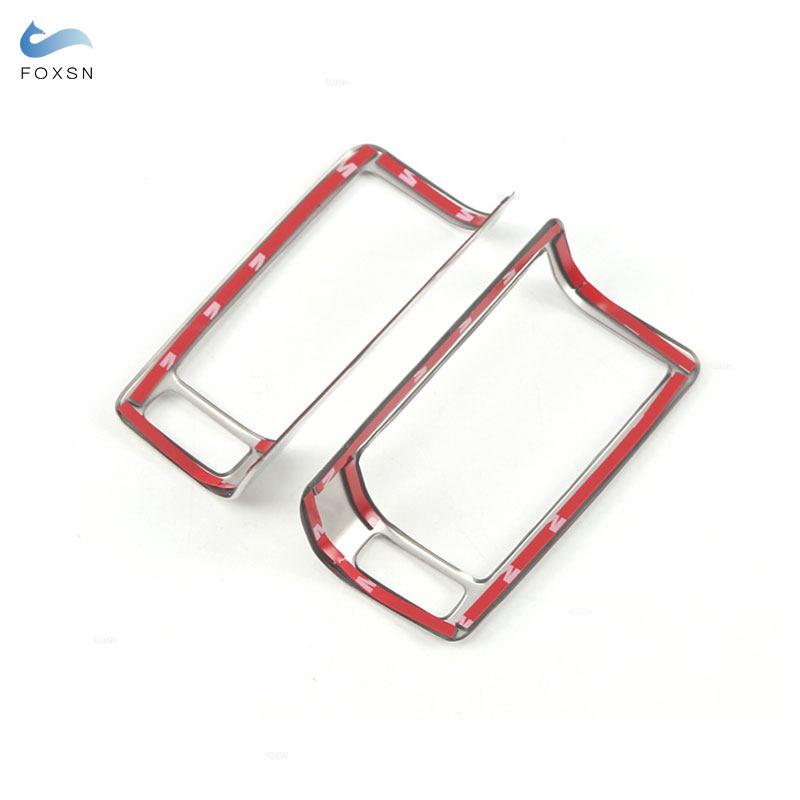 Автомобильные аксессуары из нержавеющей стали, внутренняя средняя стойка, вентиляционное отверстие, накладка для Volvo XC60 2th 2018 XC90 2015 2016 2017