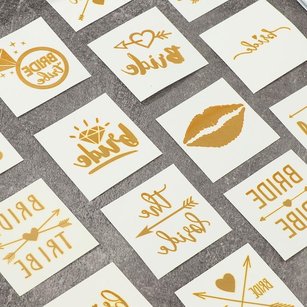 Наклейка для мальчишника, татуировка для невесты, украшение для вечеринки, свадебная команда, временная татуировка