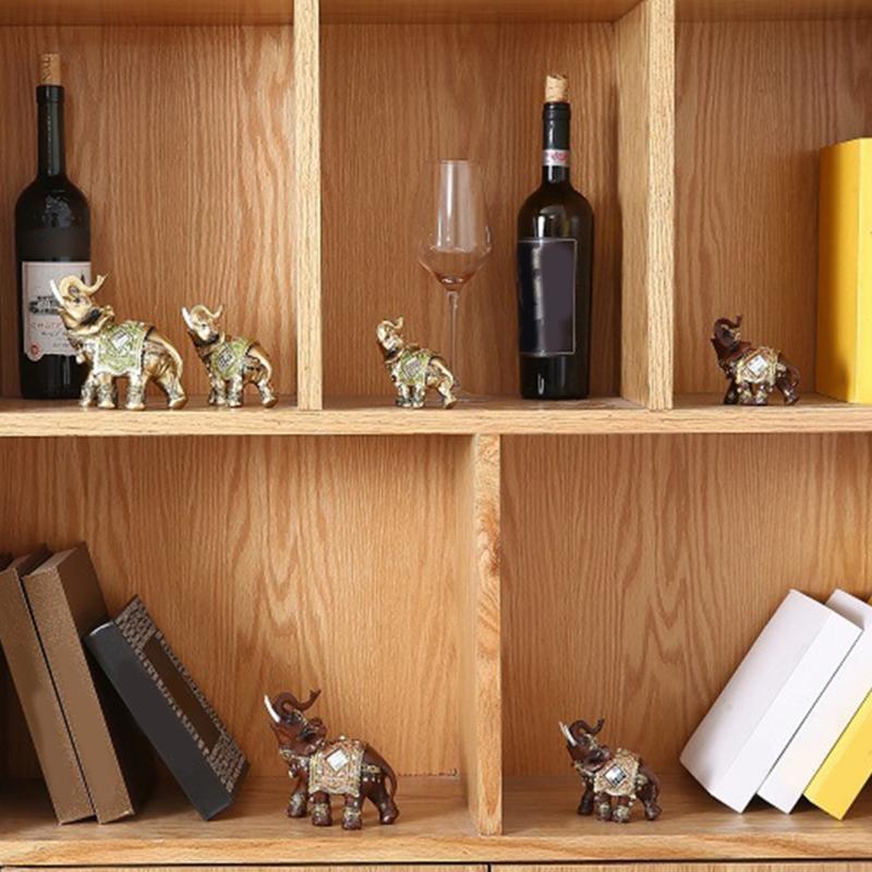 Тайская Церемониальная Статуэтка Слона Приносит Удачу Богатство Полимерная Скульптура