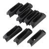 8PCS Kayak Cleat Quick Grip Black High Strength Nylon Self Lock Rope Cleat for Canoe Inflatable Boat Dinghy Yacht