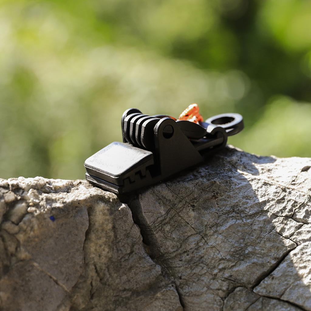 Tent Clip Plastic Rustproof Windproof Secure Grip Awning Clamp for Outdoor Activities