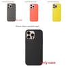 For Iphone16 Pro Solid Color Magnetic Silicone Phone Protective Case With Logo For Enhanced Protection