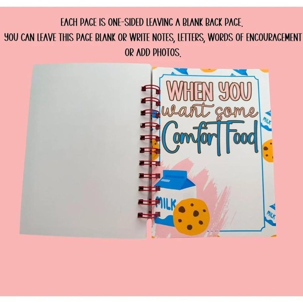 Christmas College Survival Gift Card Book Keepsake Souvenir Christmas Card Book Spiral Bound Holiday Card Book