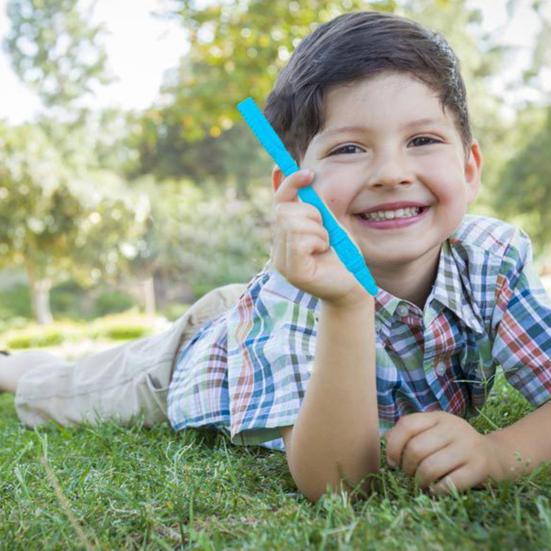 Прорезыватель для младенцев, палочка для еды, ручной гибкий жевательный игрушка в форме ракеты, мягкий силиконовый прорезыватель для младенцев, облегчение прорезывания зубов, сенсорный