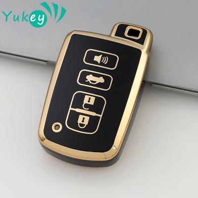 Чехол для дистанционного ключа из ТПУ для Toyota Corolla Camry RAV4 Highlander Auris CHR Avalon Land Cruiser, держатель Fob Keyless