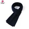Pierre Cardin Unisex Solid Color Wool Scarf