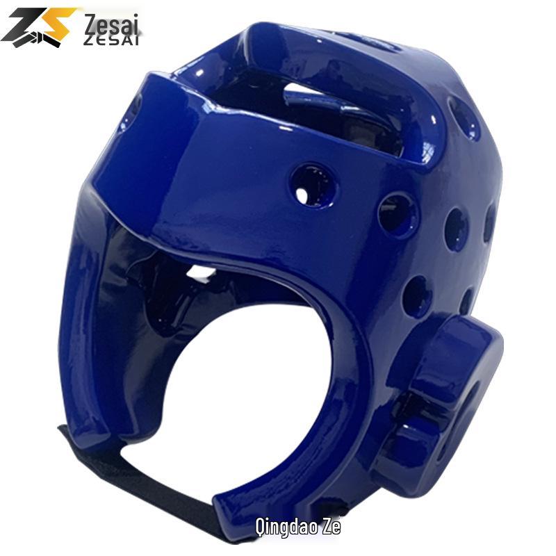 Защита головы для тхэквондо со съемной дышащей пеной NBR, красная/синяя