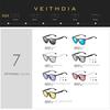 VEITHDIA брендовые унисекс алюминиевые + TR90 мужские фотохромные зеркальные солнцезащитные очки аксессуары для очков для женщин 6116