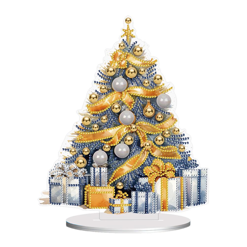 Special Shape Christmas Tree Diamond Painting Tabletop Ornament DIY Diamond Art Table Decor Diamonds Painting Desktop Decoration
