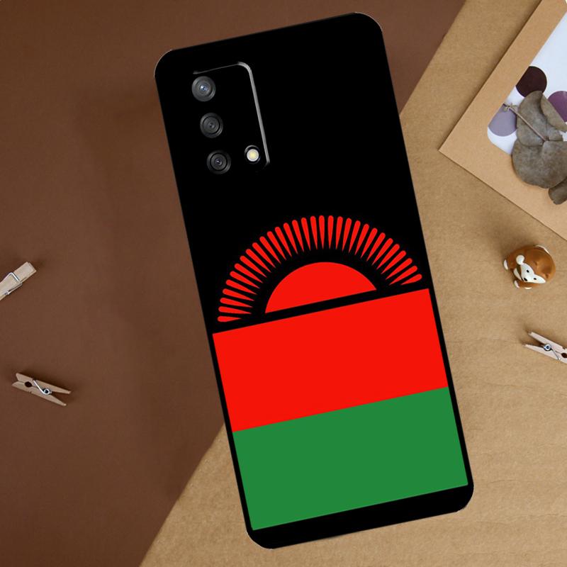 Malawi Flag For Oppo A40 A60 A80 A74 A94 A54 A18 A38 A58 A78 A98 A16 A76 A96 A15 A57S A17 A77 Phone Case