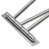 Sumnacon Towel Hanger, Swing Arm, Bathroom Towel Bar, Wall-Mounted, Space-Saving, Brushed Stainless Steel (M, Silver)