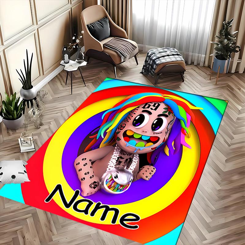Custom personalization 6ix9ine TattleTales Area Rug - Perfect For Kitchen, Bathroom,Laundry Room Decor Large Size Available,Gift All Seasons