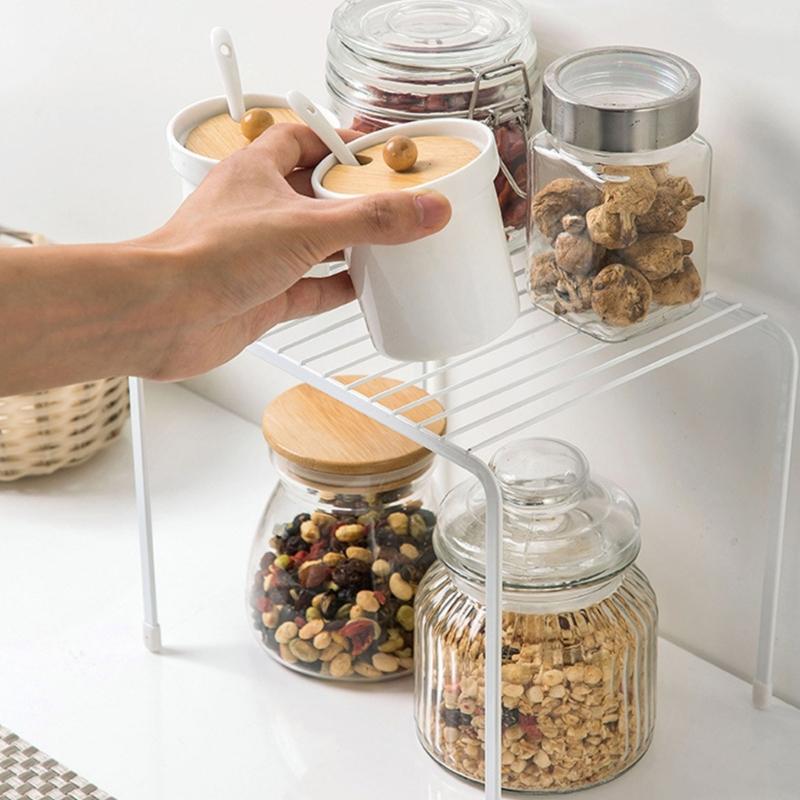 Модная полка для хранения дома и кухни, проволочные органайзеры, домашний аксессуар для шкафов, столешниц и спальни