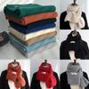 Winter Women Ladies Long Knit Scarf Warm Soft Solid Color Wool Shawl Wrap Woolen