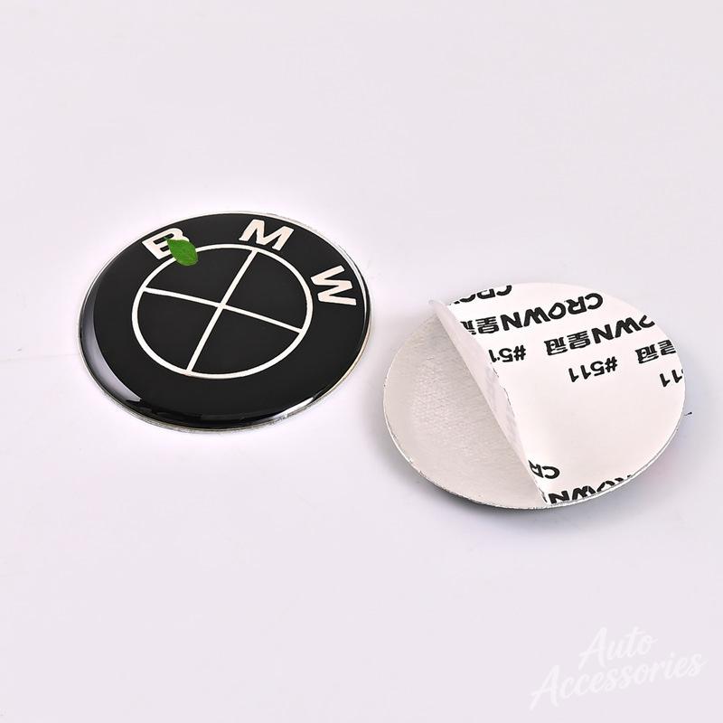 BAD1 45MM Car Steering Wheel Stickers Styling Decorate Decal For BMW M Power Motorsport Emblem Badge Decals Auto Interior Accessories DQ0