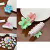 Stylish Acrylic Flower Hair Clips Available In Multiple Colors For Elegant Women's Hairstyles