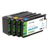 Совместимый набор из 4 цветных чернильных картриджей HP OfficeJet Pro
