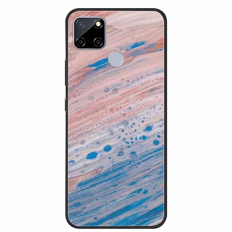 Чехол для Realme C25 Мраморный Силиконовый ТПУ Мягкий Чехол для Телефона Для OPPO Realme C25S C25 S Funda Ударопрочный Coque RMX3191 Capa