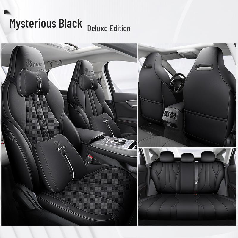 Спортивный кожаный чехол на сиденье DJGY для BYD Qin PLUS - Всесезонная подушка