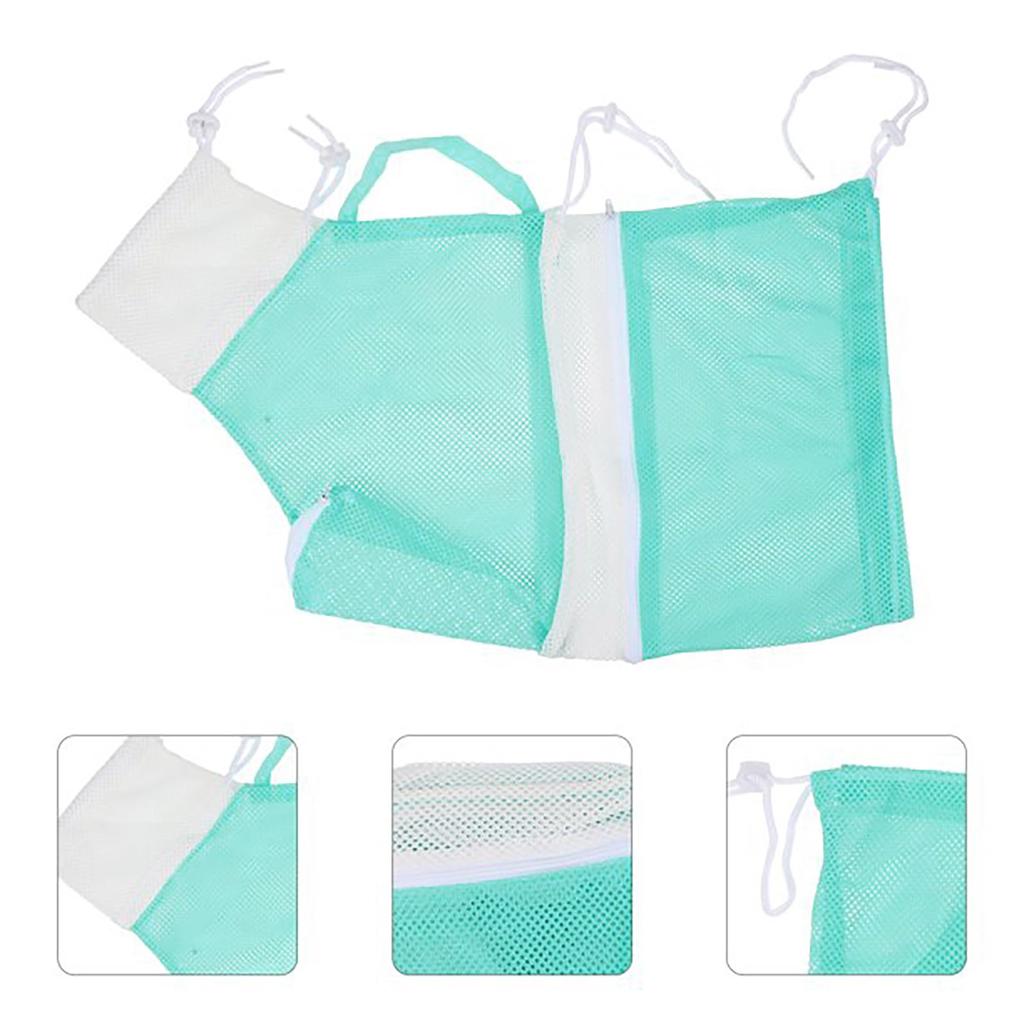Pet Shower Net Bag Adjustable Multifunctional Breathable Anti-Bite Injection