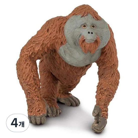 Safari Ltd Orangutan Male Orangutan Figure 292929, 4 Pieces, Popular Toys In Korea