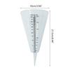 Clear Plastic Cone Rain Gauge Innovative Garden Rain Measurement Cup for Beginner Starter Gardening Plant Growing