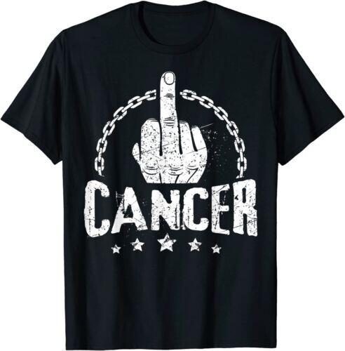 NEW LIMITED Middle Finger to Cancer Cancer Awareness Tee Unisex T-Shirt
