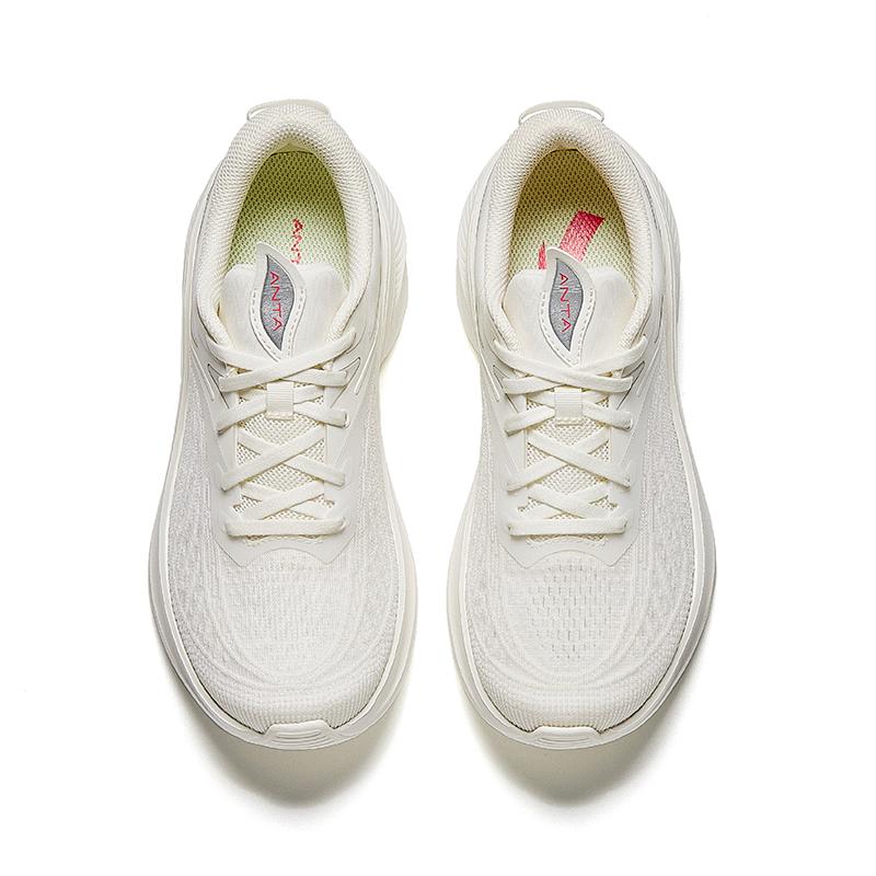 Anta Беговая серия Leaf 5 удобные универсальные нескользящие износостойкие низкие повседневные кроссовки для бега женские кроссовки белые 922425555-11