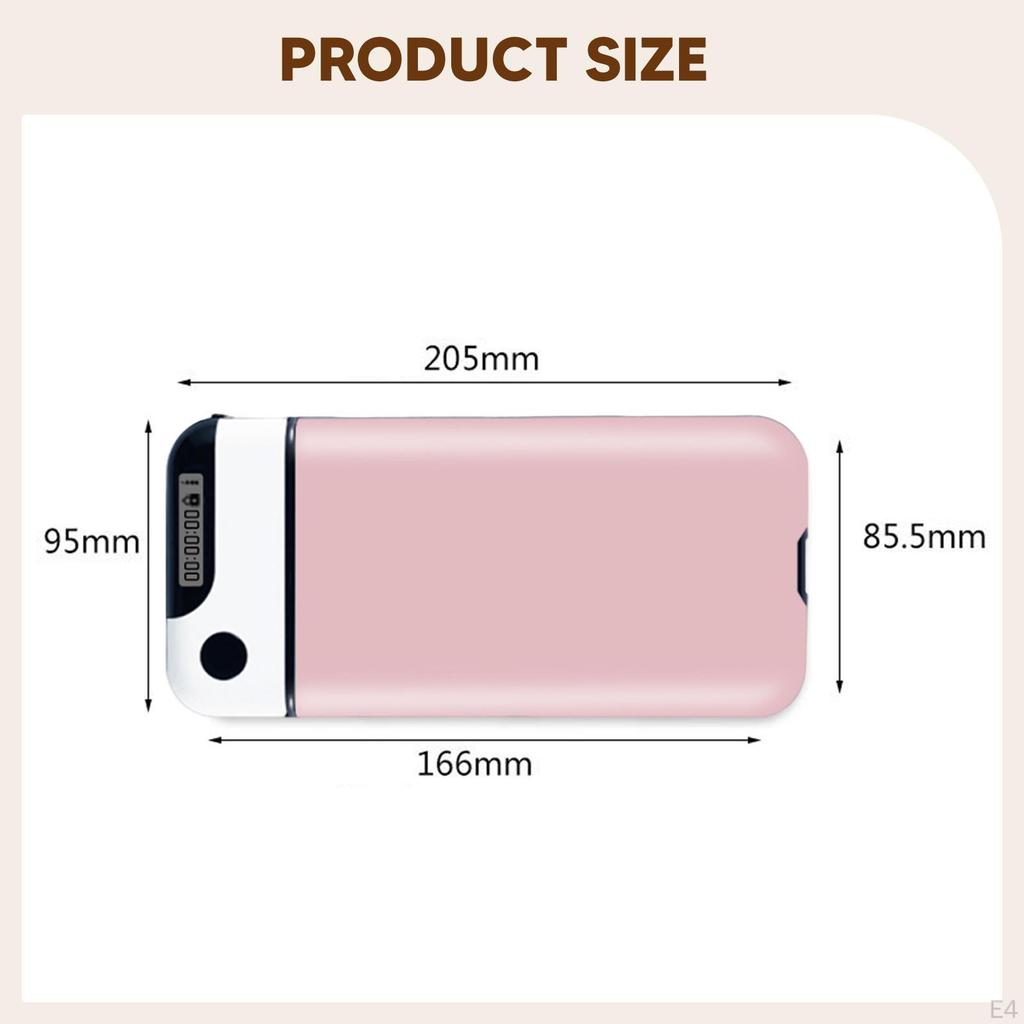 Timed Lock Box Lockable Storage Case Easy To Carry Time Can Be Set Phone Locker for