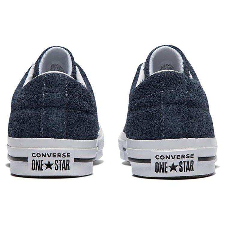 Converse One Star Ox Premium Suede 'Темно-синий' 158371C