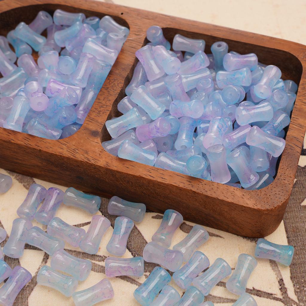 Стеклянные ореолы для окрашивания Бамбуковые бусины Бусины в старинном стиле Бусины ручной работы Аксессуары для бисера Глазурь Имитация нефрита Бусины Материалы