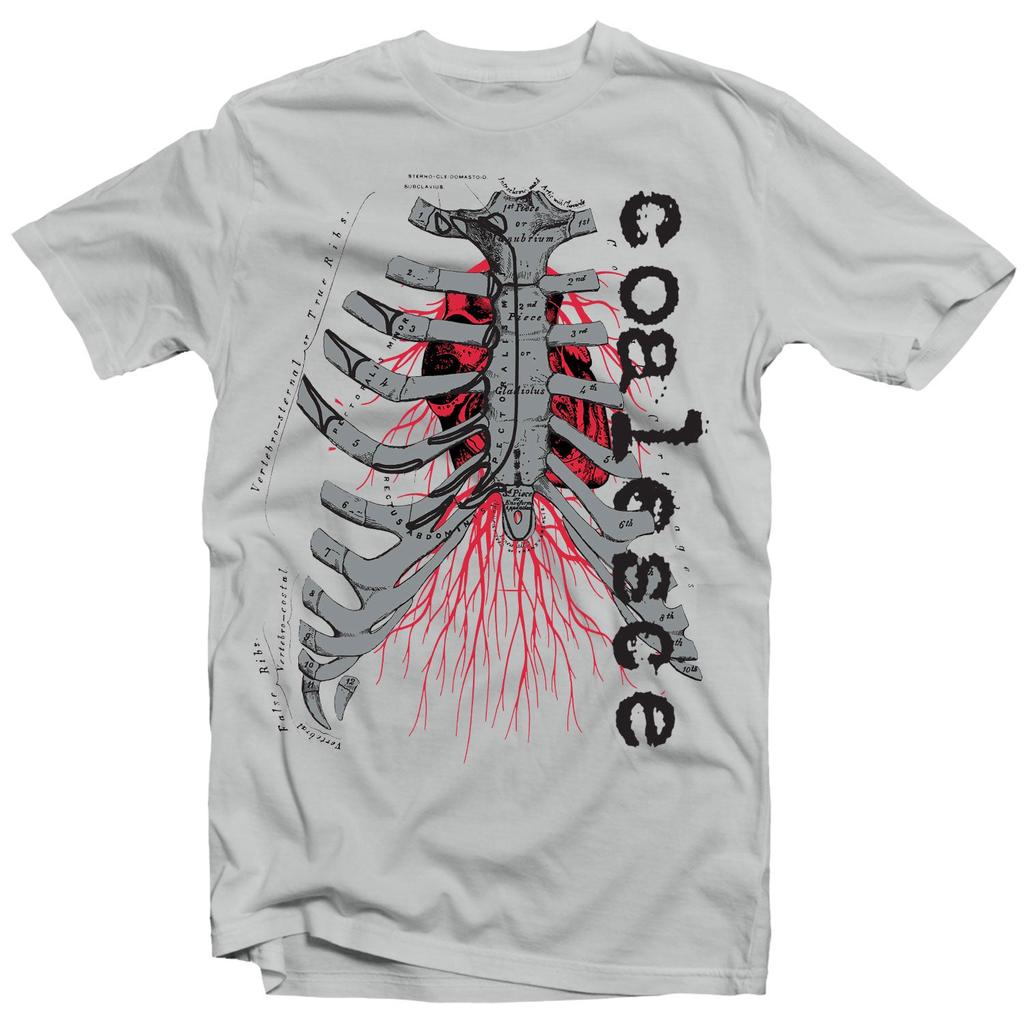 Coalesce Мужская футболка с графическим принтом OX Band Хлопок Круглый вырез Повседневная Унисекс Футболка Летний Топ